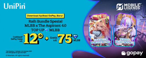 Tampil Gaya Bareng The Aspirants 4.0! Top Up MLBB Pakai GoPay, Cashback s.d. 12.000 GoPay Coins + Free s.d. 75 Diamonds!